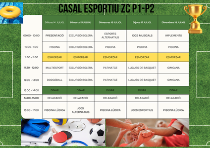 CASAL ESPORTIU ZC P1-P2